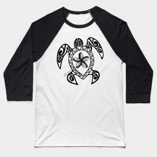 Hawaiian Honu Baseball T-Shirt